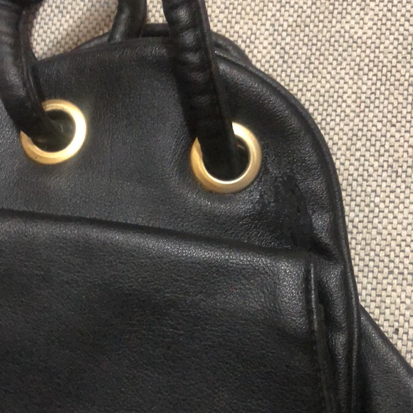 Vintage leather backpack purse - Picture 6 of 11